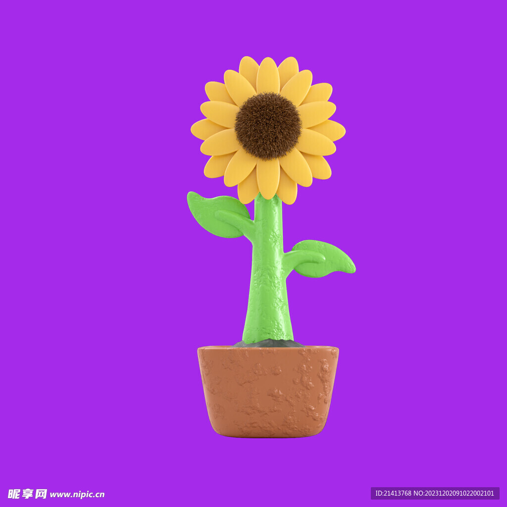 手绘向日葵