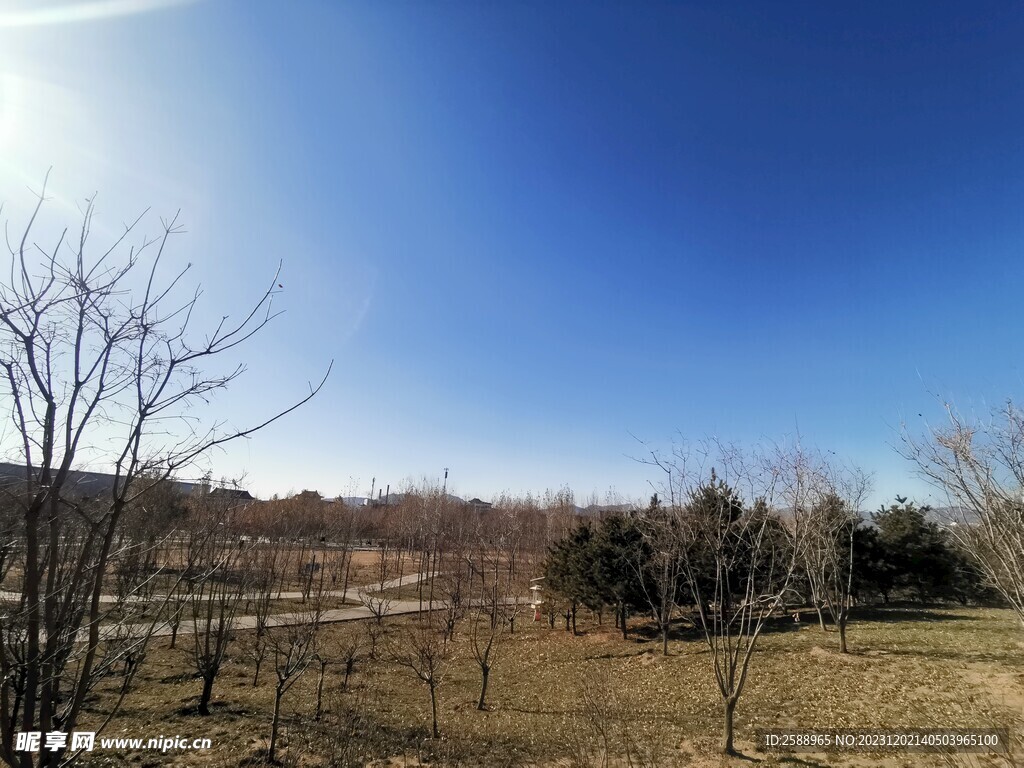蓝天 