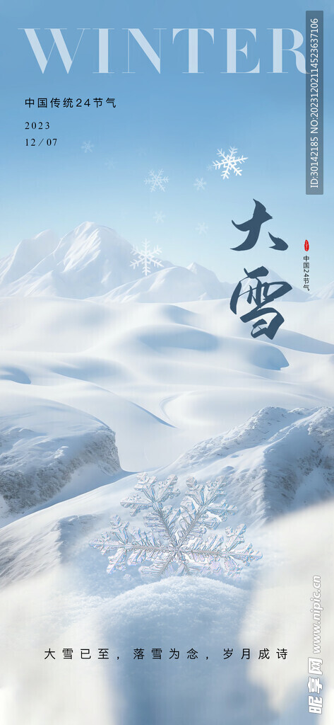 大雪海报