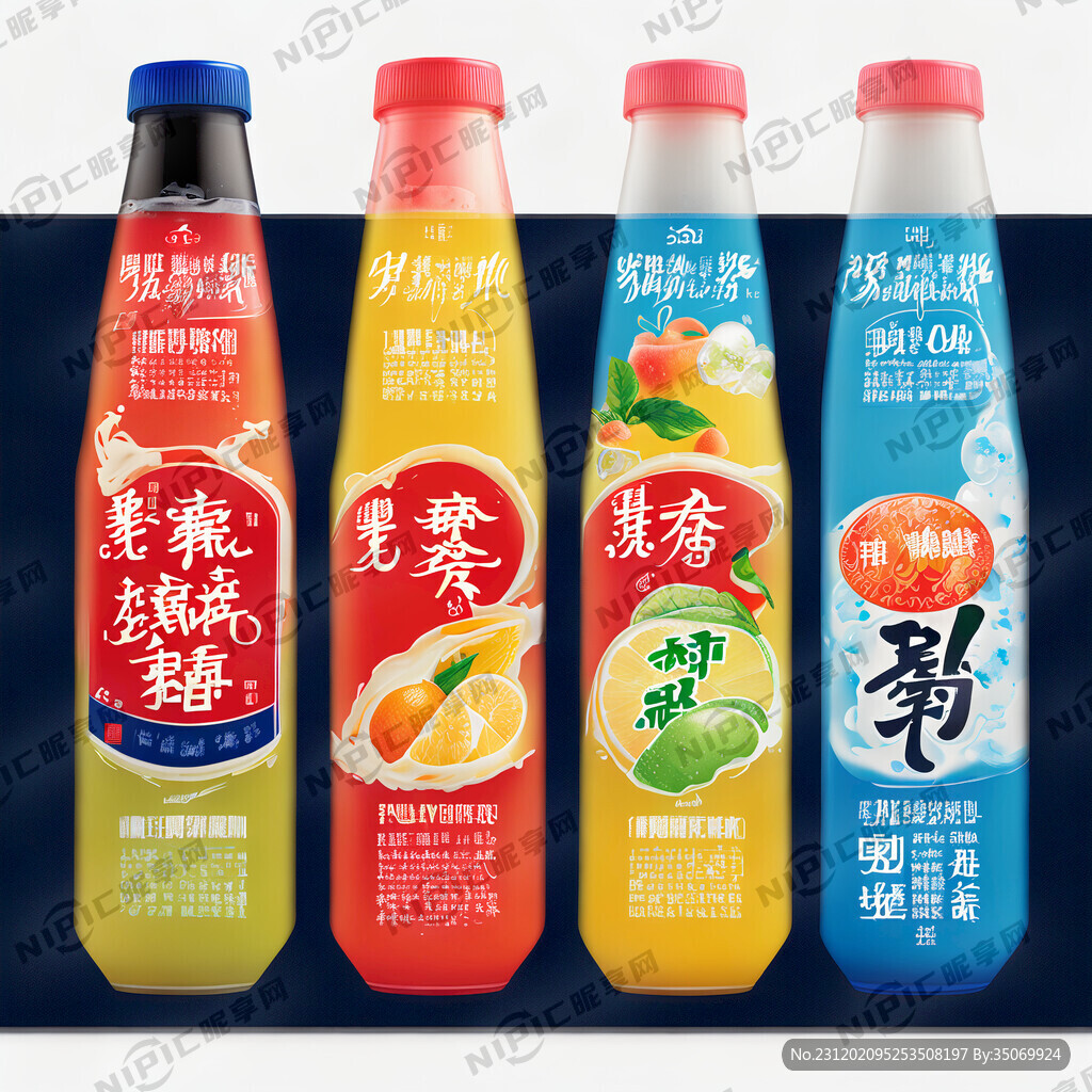果汁饮料村签 快乐健康天然
