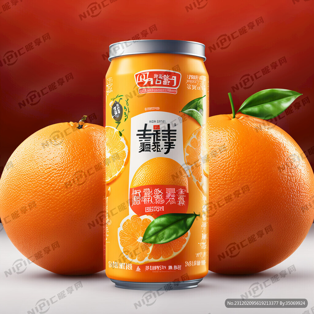 沃柑果汁饮料标签   快乐  