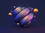 C4D装置艺术模型