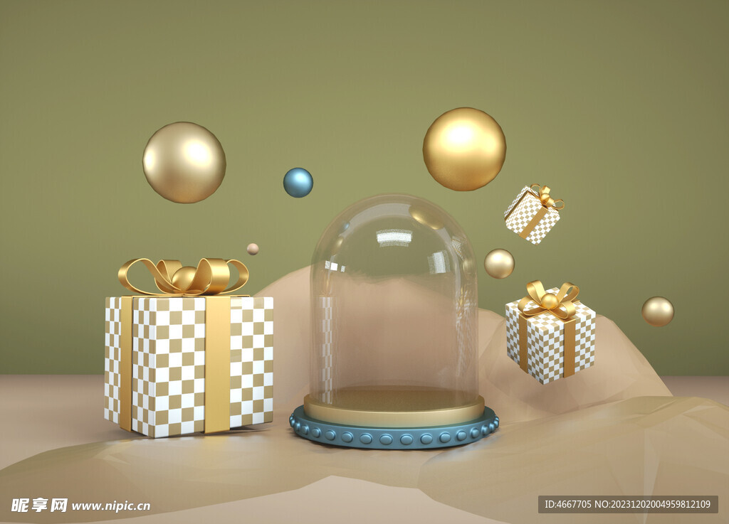 C4D装饰元素模型