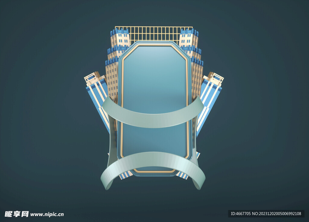 C4D装饰元素模型