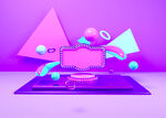  C4D美陈装置模型