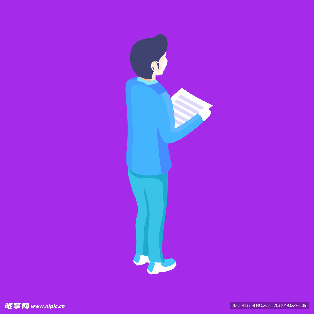 手绘商务人物
