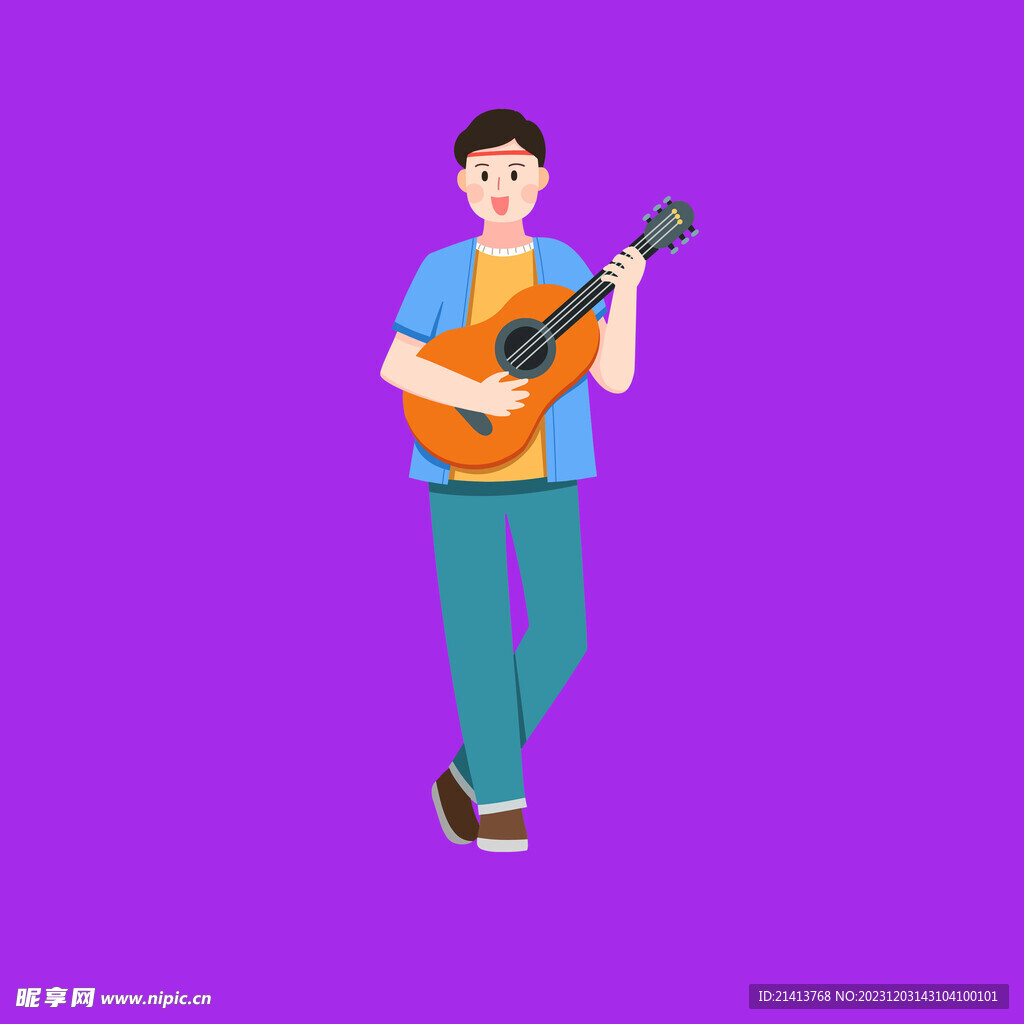 手绘男人男孩