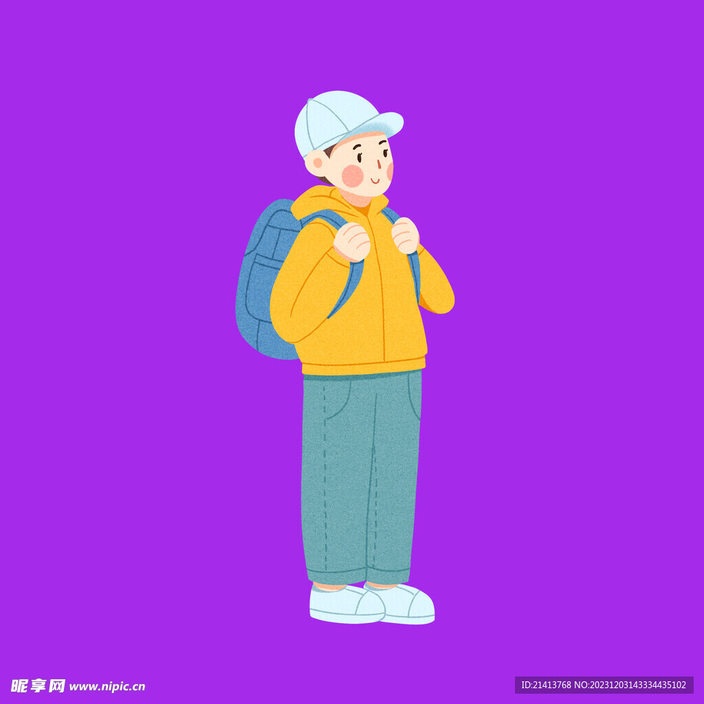 手绘男人男孩