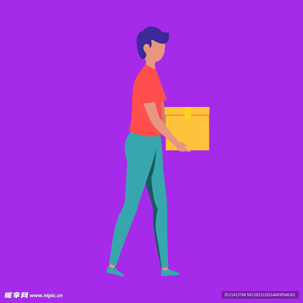 手绘男人男孩