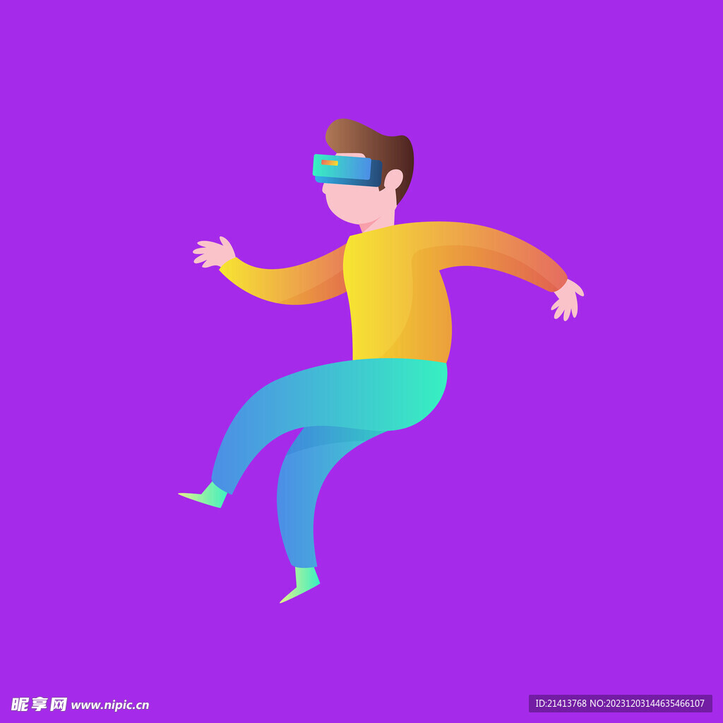 手绘男人男孩