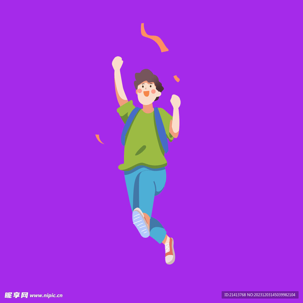 手绘男人男孩