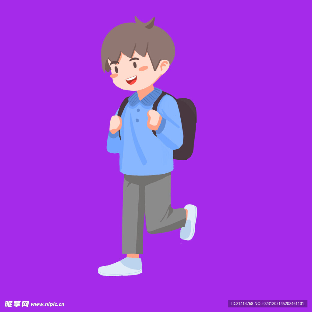 手绘男人男孩
