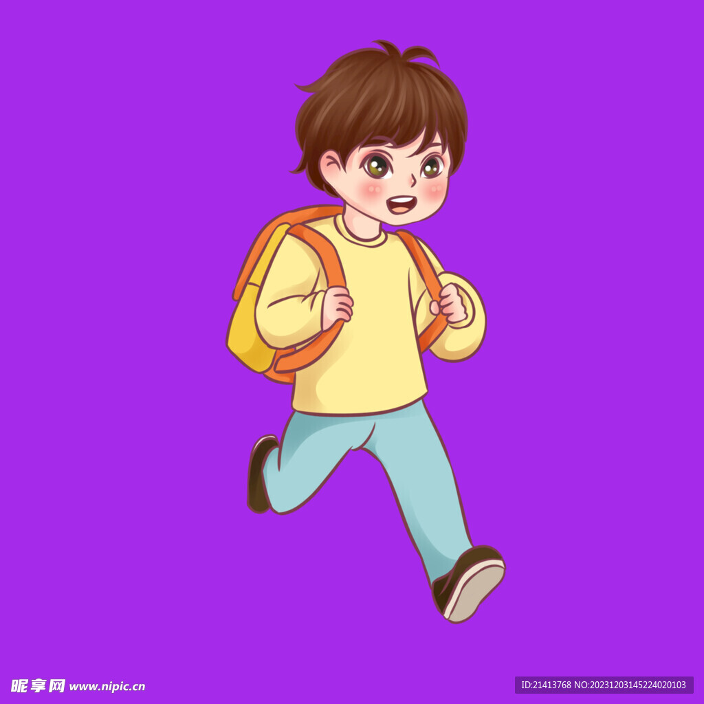 手绘男人男孩