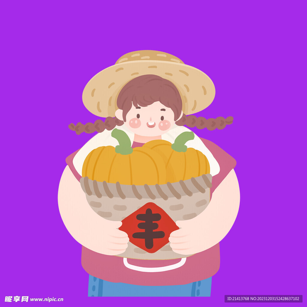 手绘女孩女人