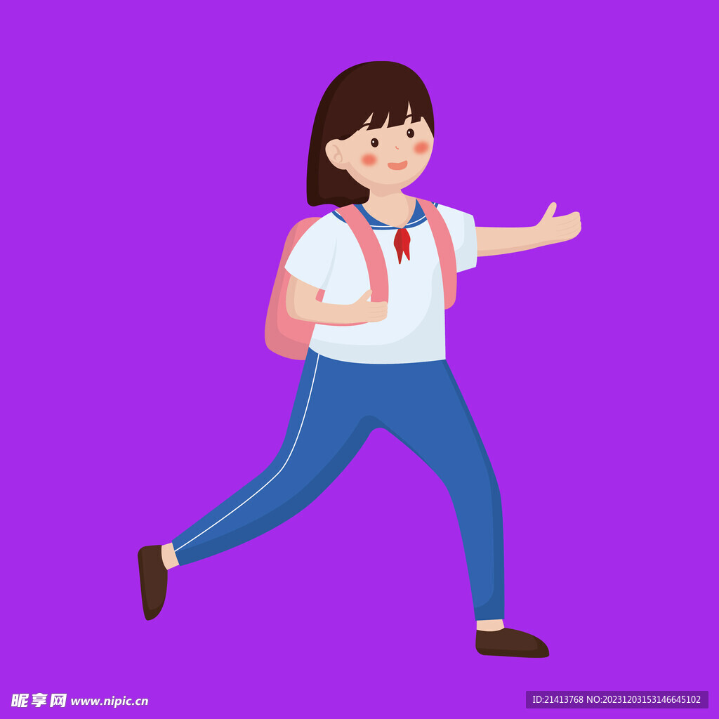 手绘女孩女人