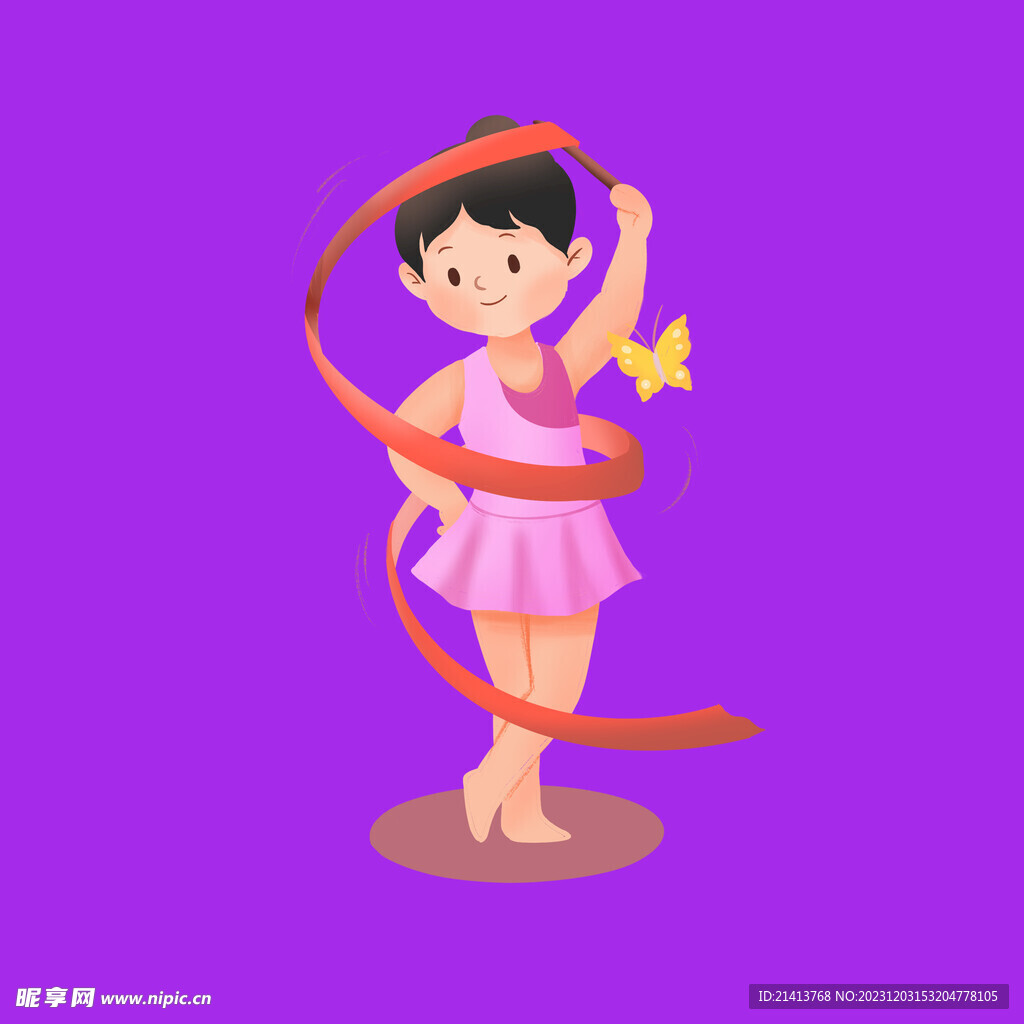 手绘女孩女人