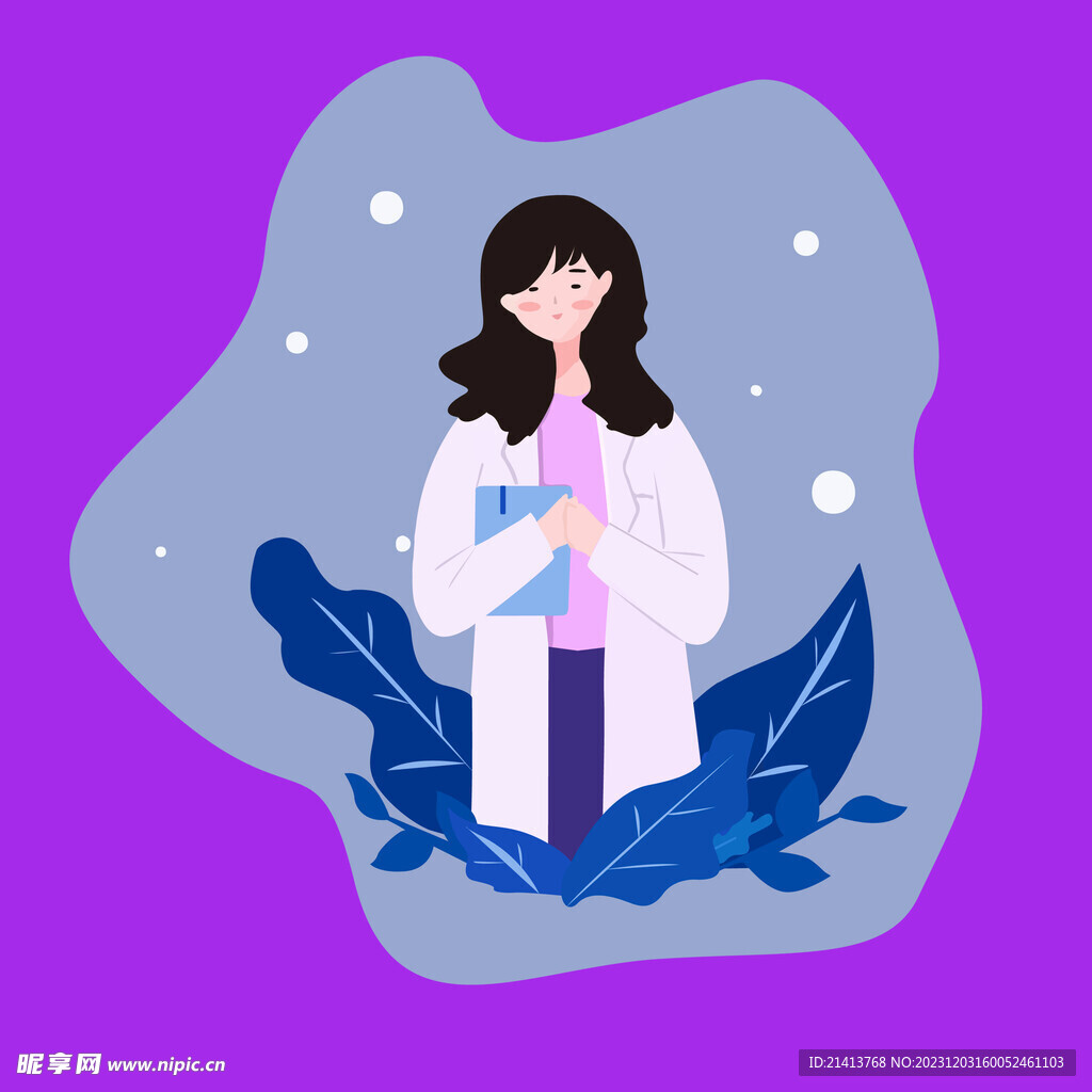 手绘医疗人物