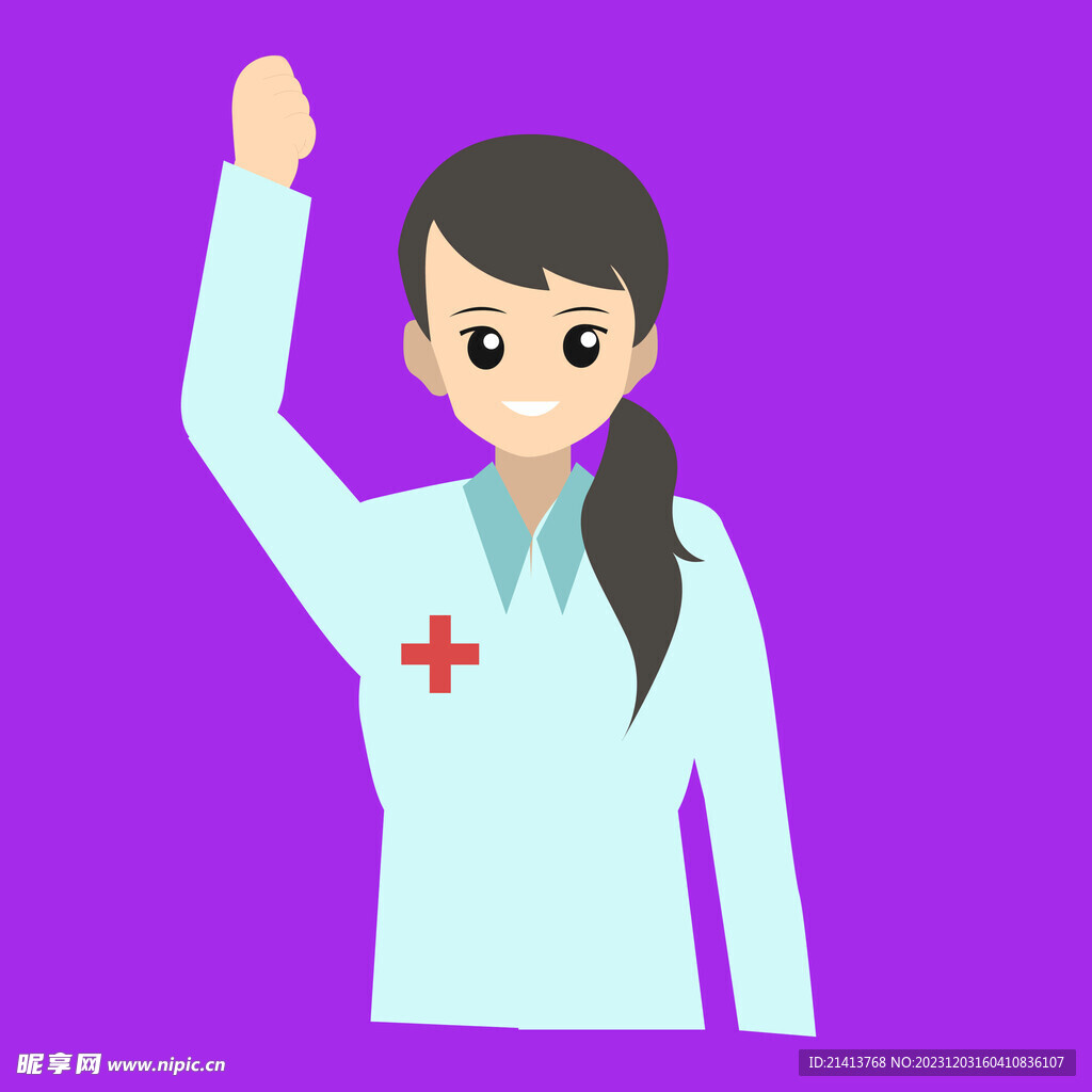 手绘医疗人物