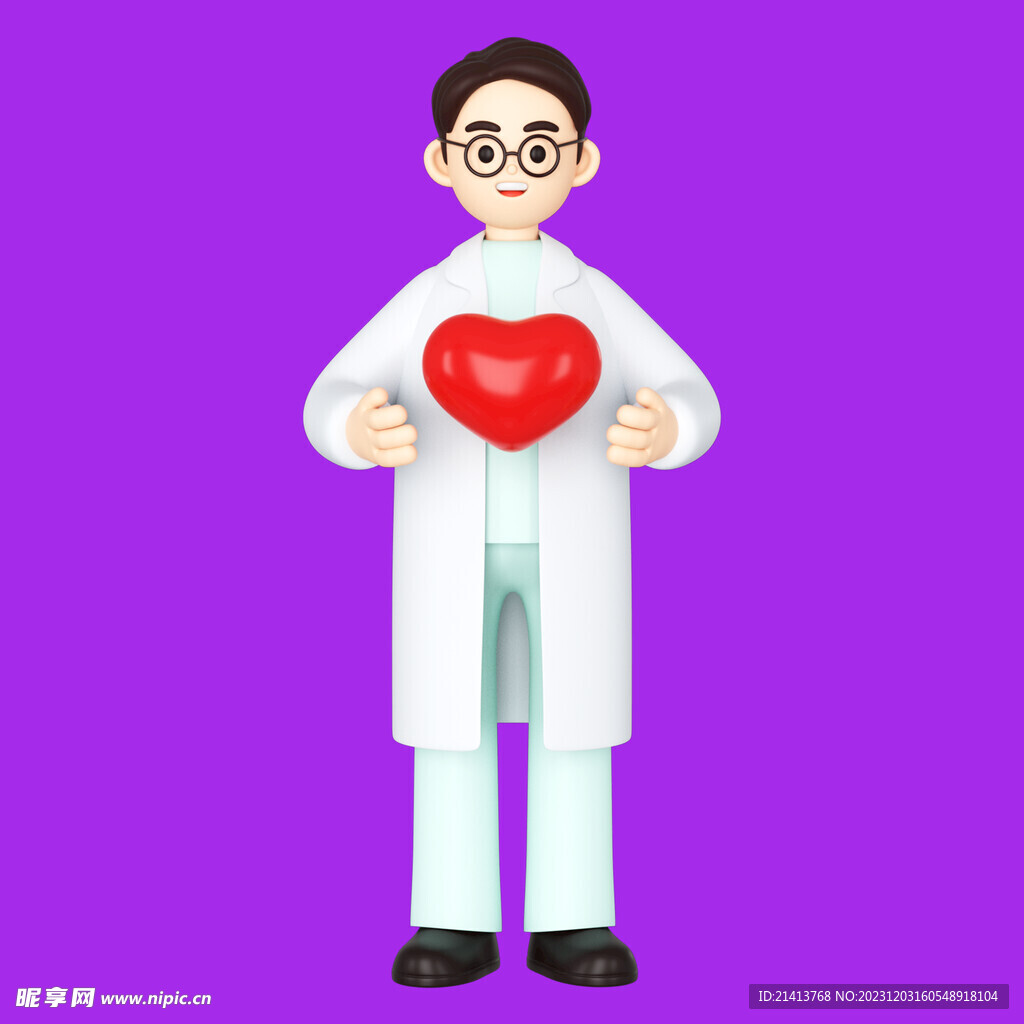 手绘医疗人物