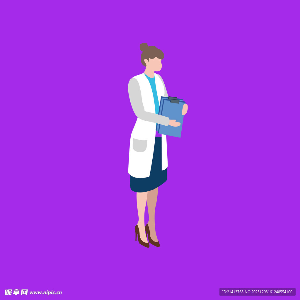 手绘医疗人物