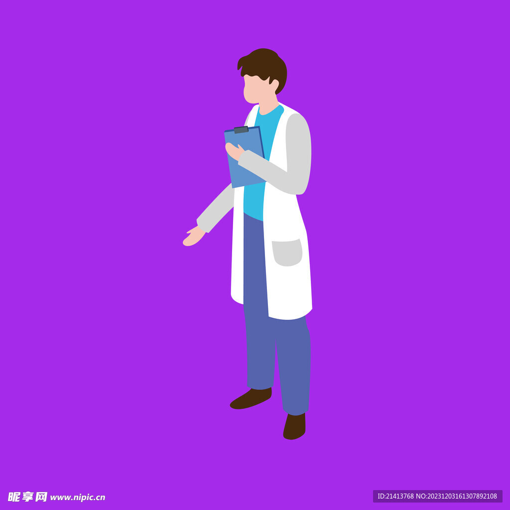 手绘医疗人物