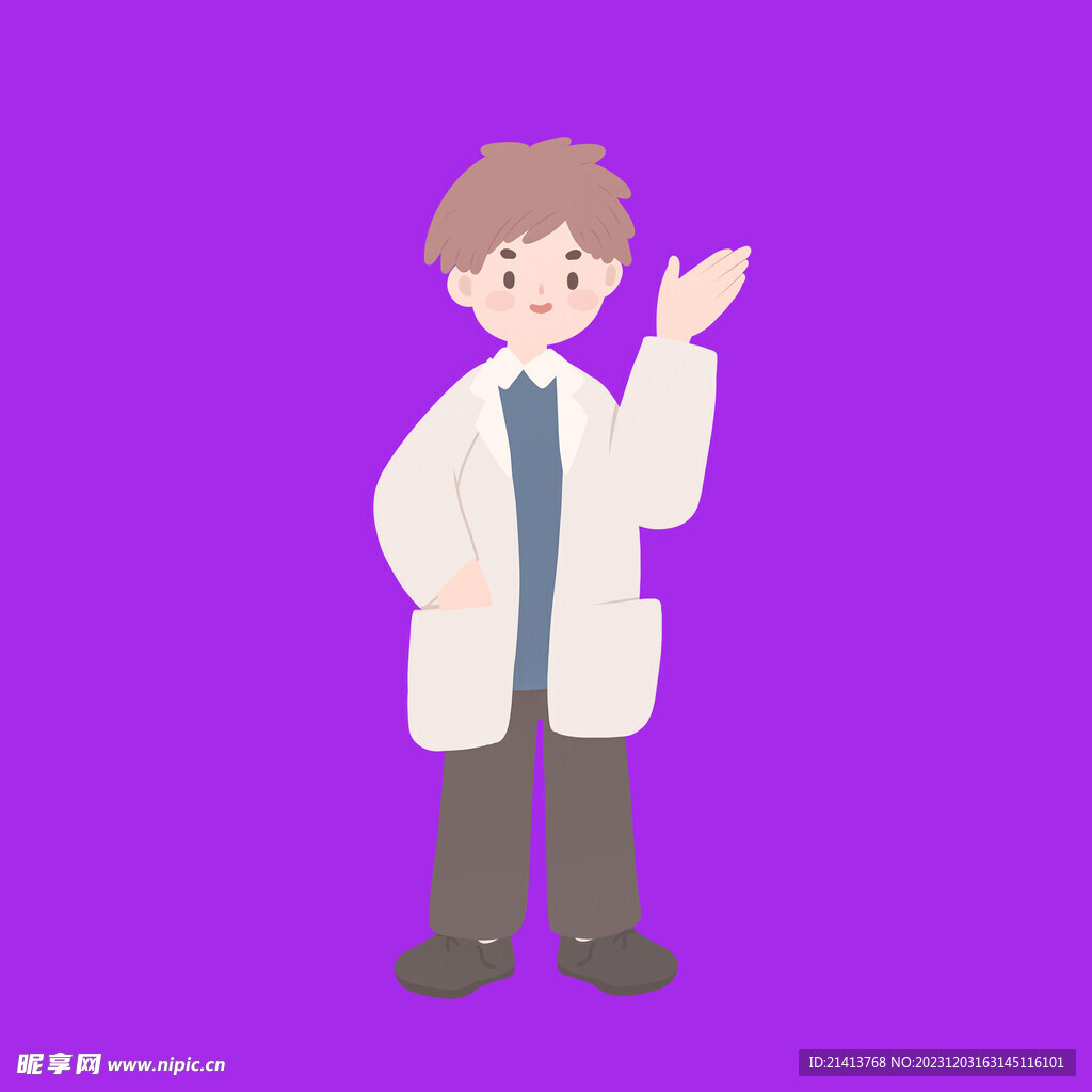 手绘医疗人物