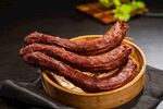 风干鸭脖拍摄图
