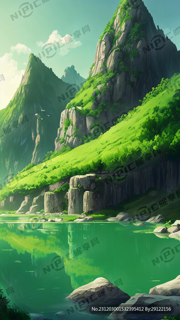 绿水青山 天然氧吧