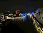 运河之眼夜景照片