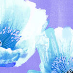 水彩花卉花朵蓝色花卉挂画装饰画