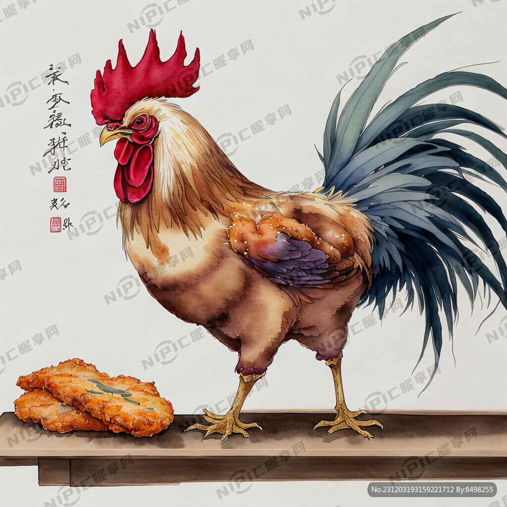 展架 开业大酬宾； 送鸡排
