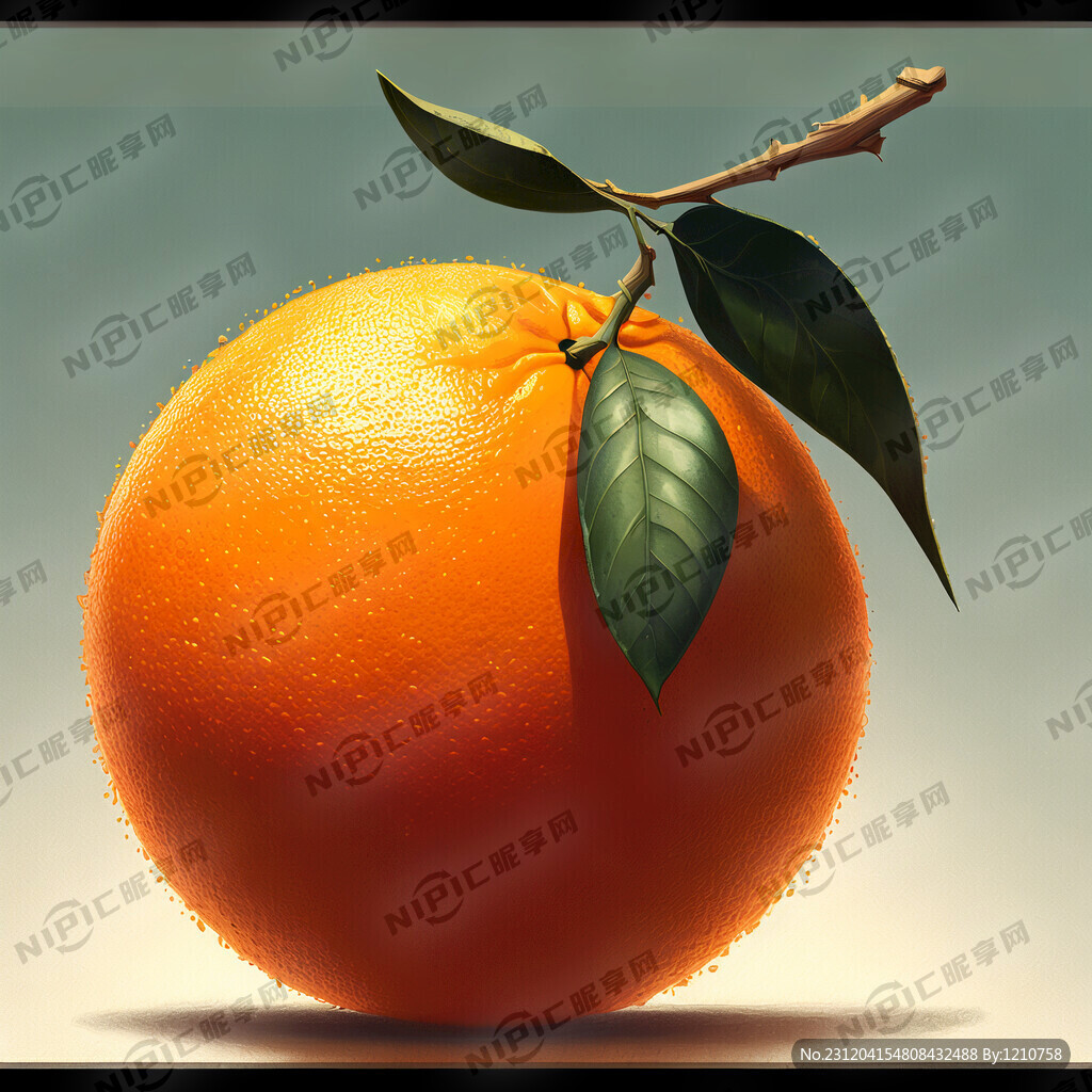 插画橙子