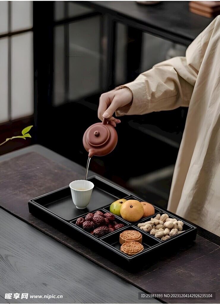 茶点盘 