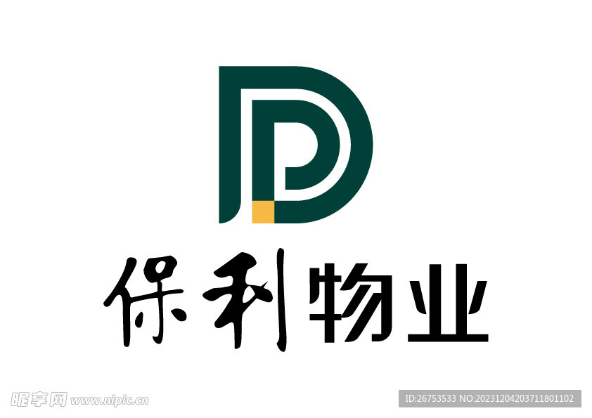 保利物业 LOGO 标志