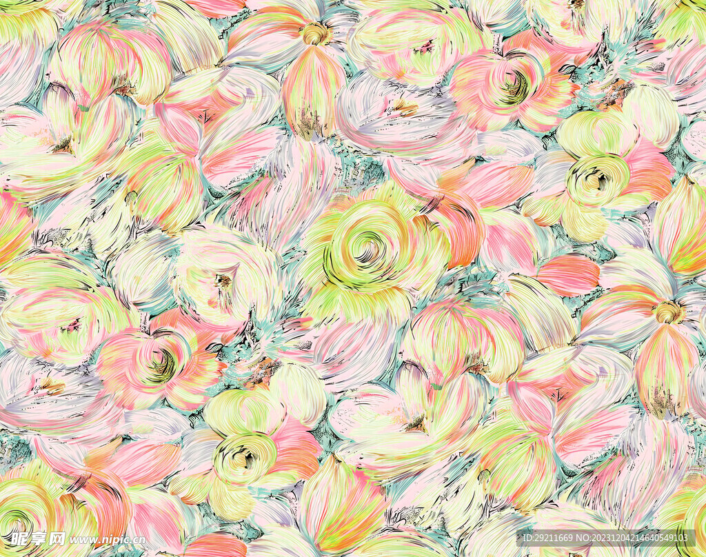 手绘花