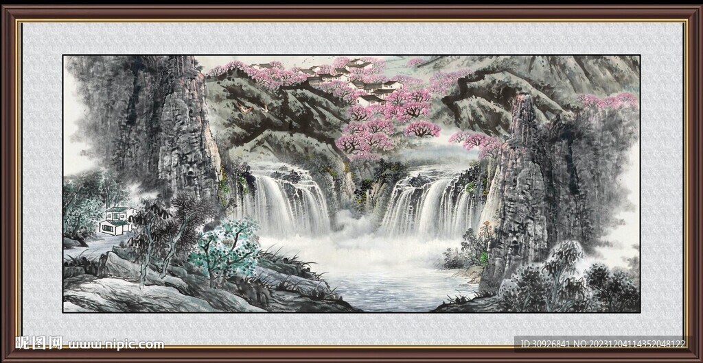 山水国画 