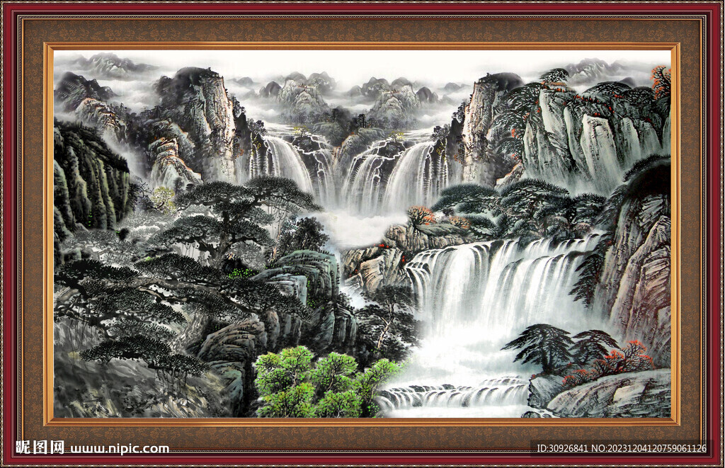  风景山水画 