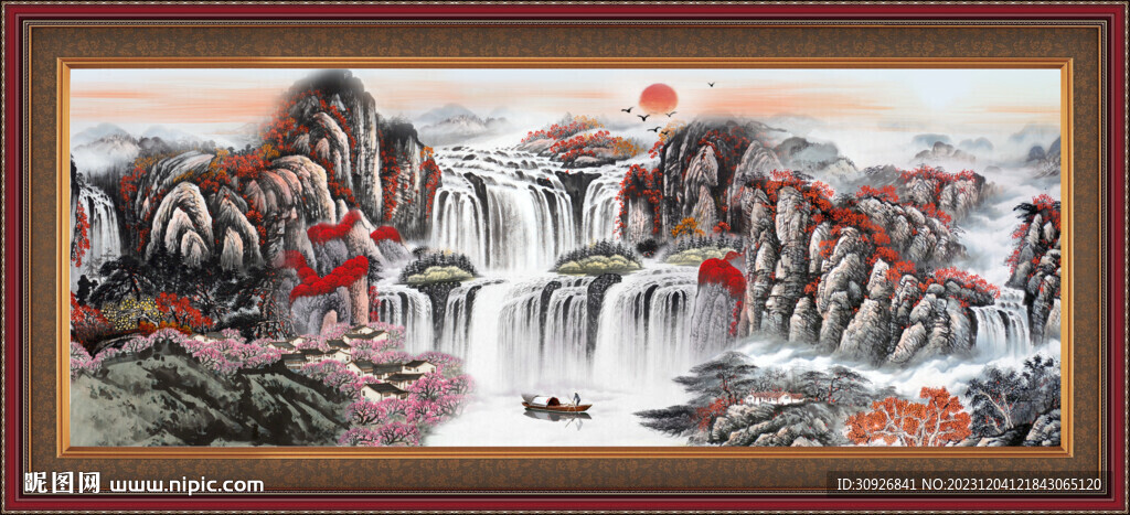  风景山水画 