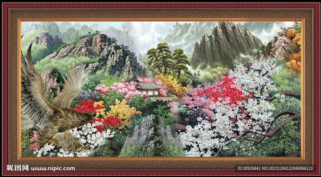 山水国画 