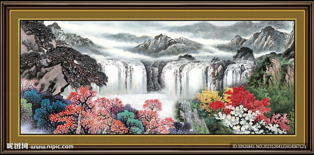 山水国画 