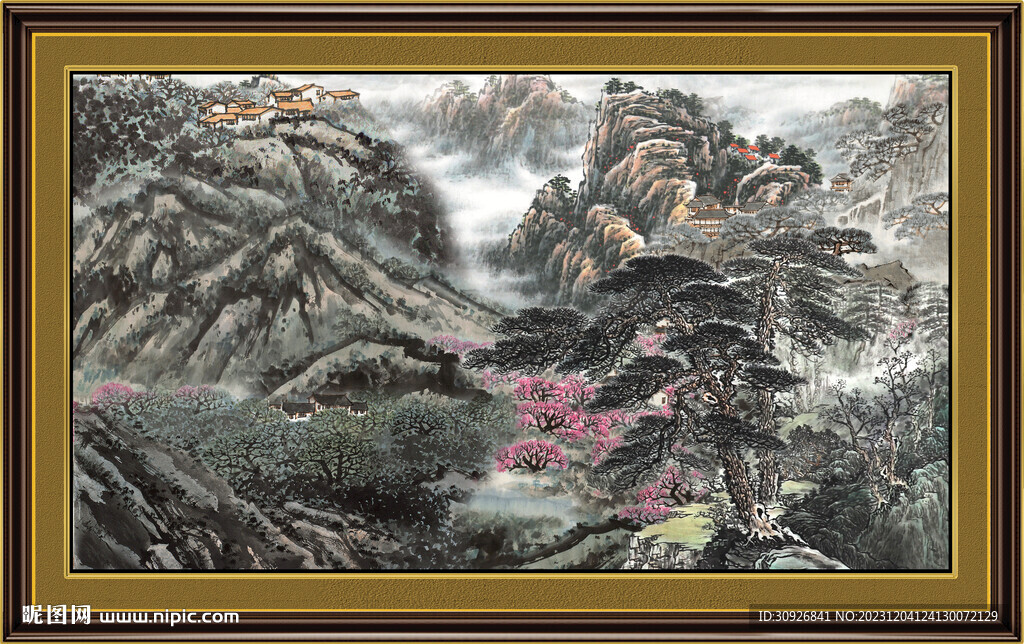  风景山水画 
