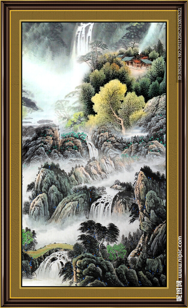  风景山水画 