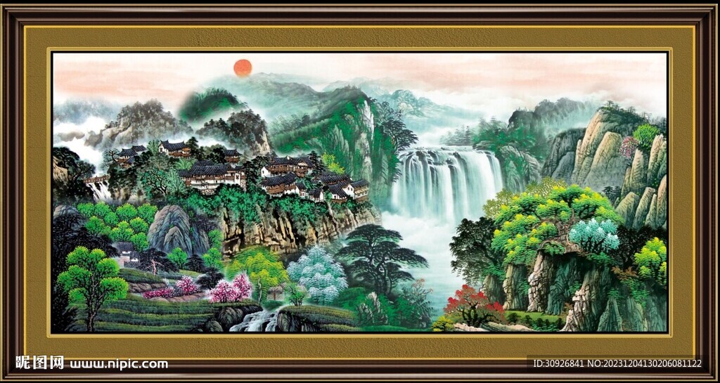 山水国画