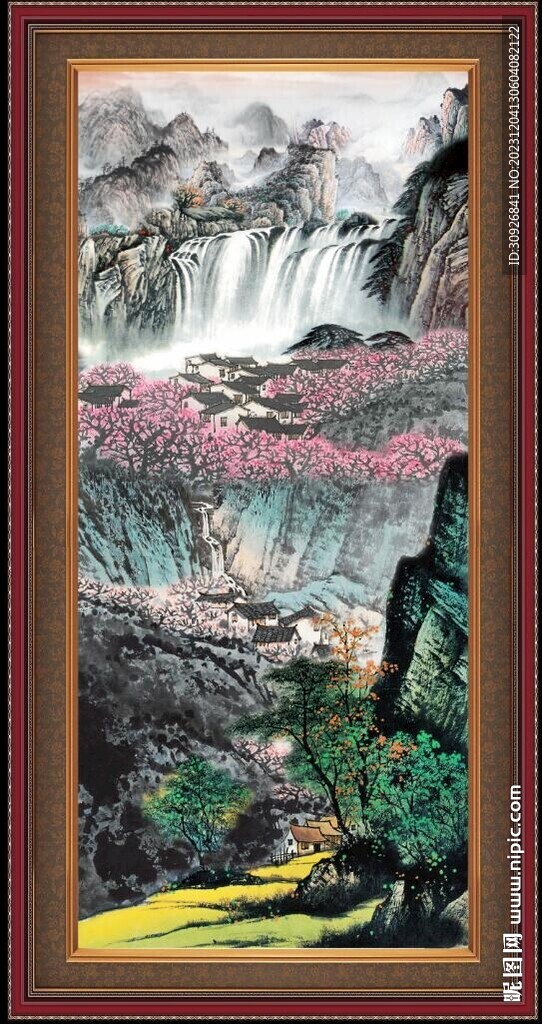 山水国画 