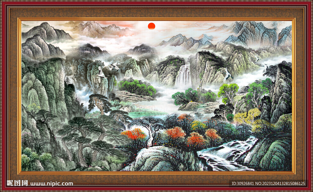 风水画 