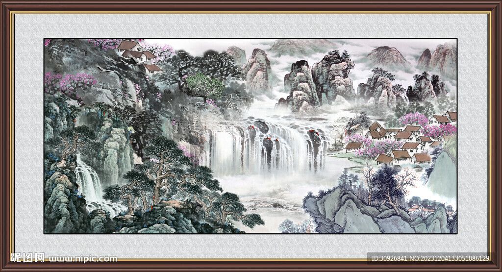 风景山水画 