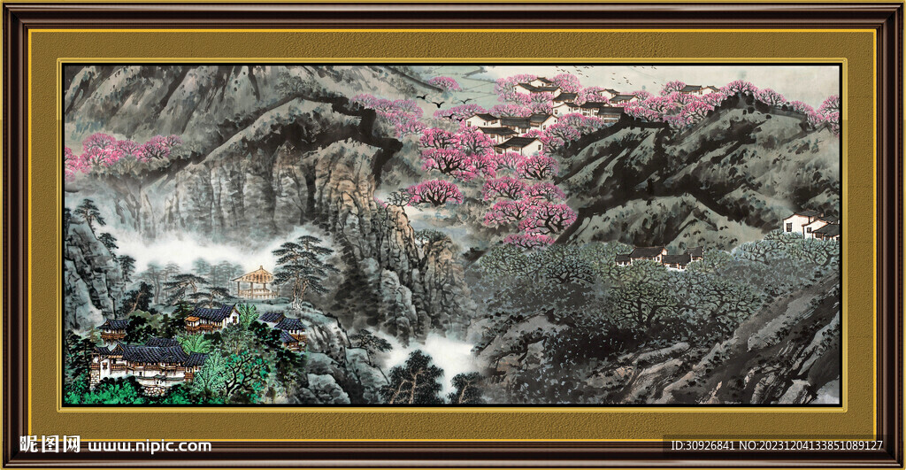  风景山水画 