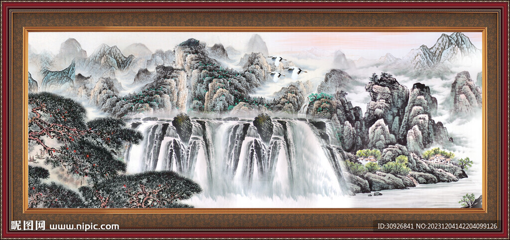 风水画 