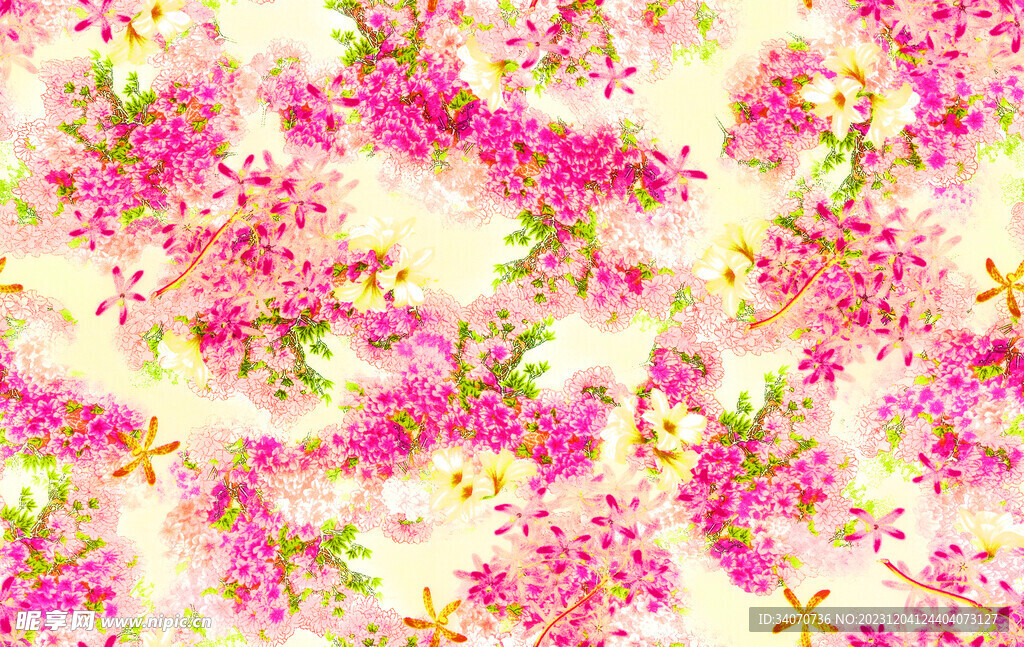 手绘花