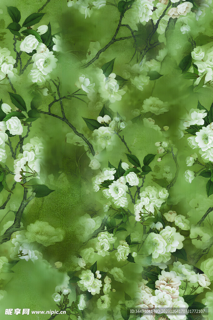 手绘花